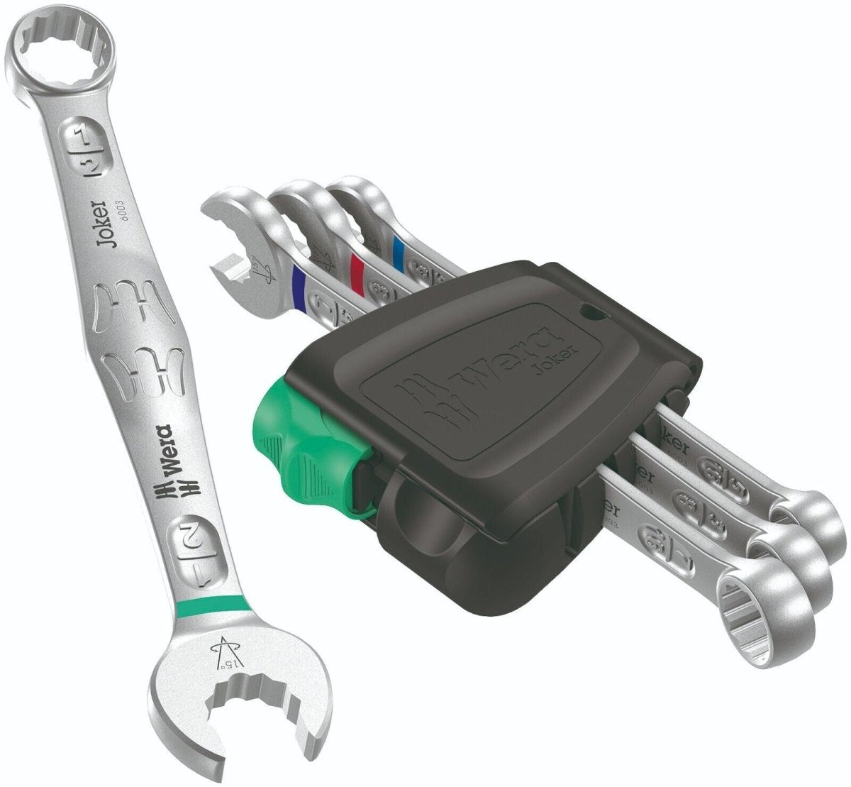 Wera 6003 Joker Combination Wrench Set 4 Piece SAE 05020229001 - Mr. Tools