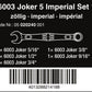 Wera 6003 Joker Combination Wrench Set 4 Piece SAE 05020229001 - Mr. Tools