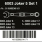 Wera 6003 Joker Combination Wrench Set 5 Piece Metric 05020230001 - Mr. Tools