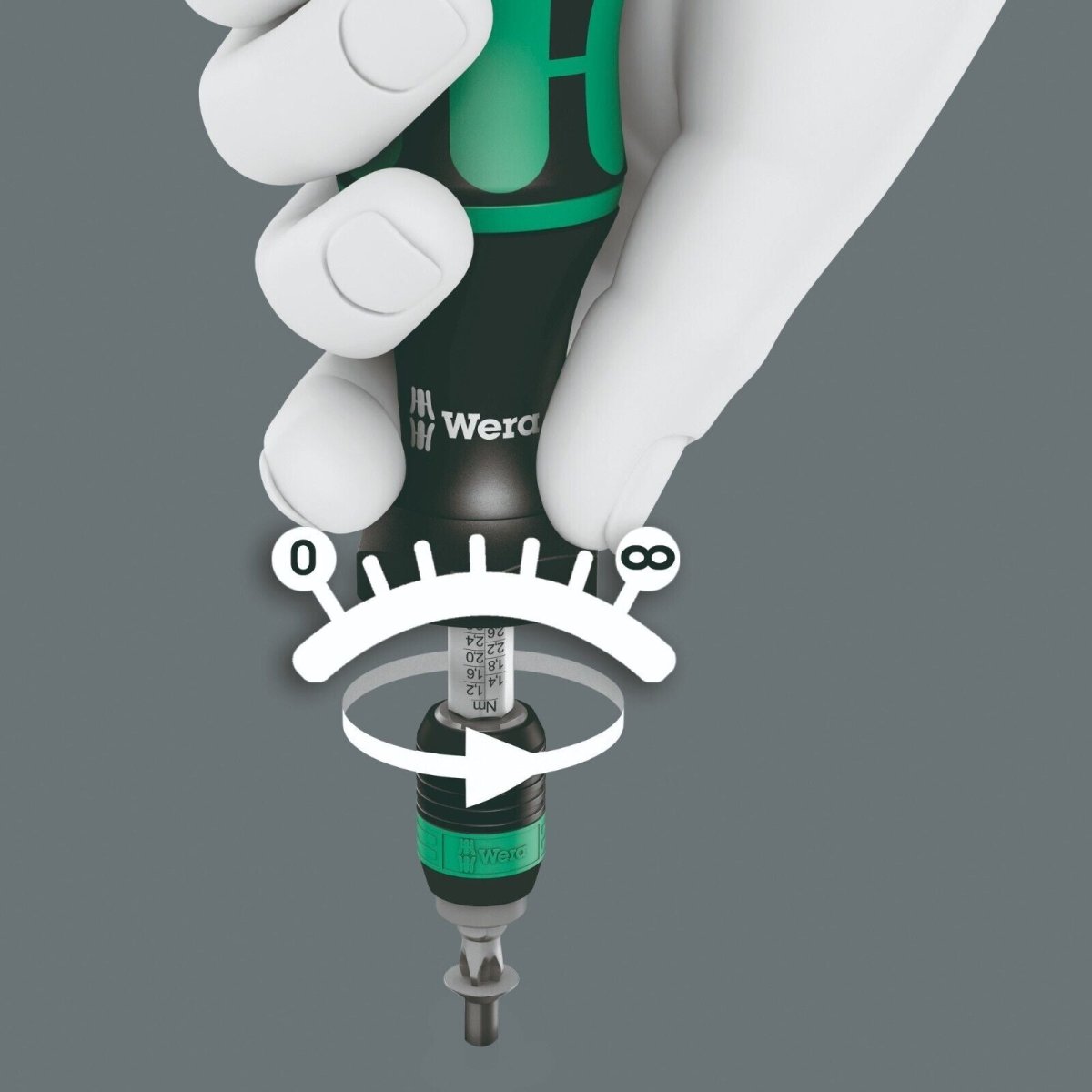 Wera 7440 Adjustable Torque Screwdriver 0.3 - 1.2 Nm 1/4" Drive 05074700001 - Mr. Tools