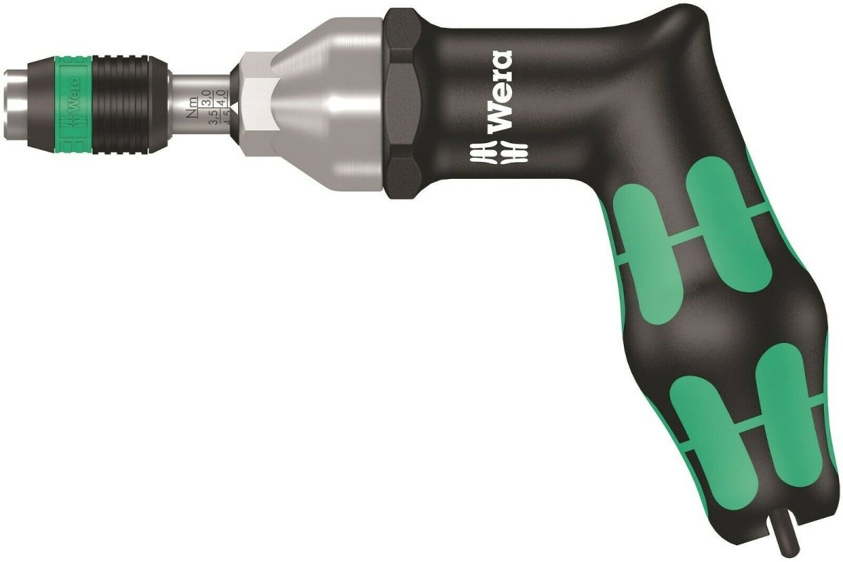 Wera 7442 Adjustable Pistol Grip Torque Screwdriver 3 - 6 Nm 1/4" 05074702001 - Mr. Tools