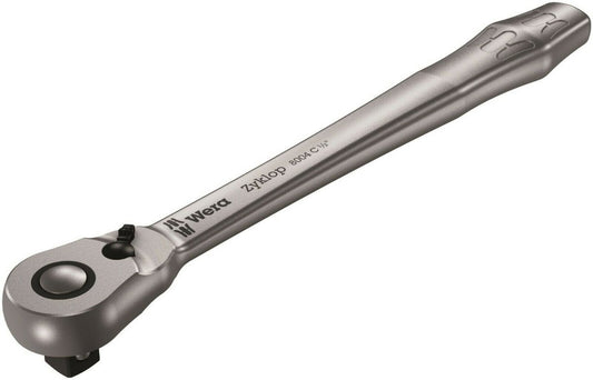 Wera 8004 C Zyklop Metal Ratchet With Switch Lever 1/2" Drive 05004064001 - Mr. Tools