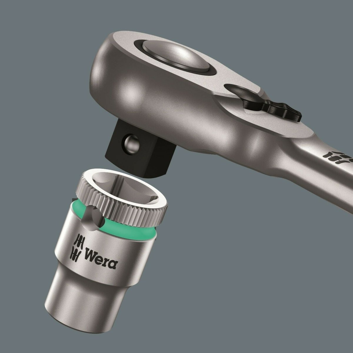 Wera 8004 C Zyklop Metal Ratchet With Switch Lever 1/2" Drive 05004064001 - Mr. Tools