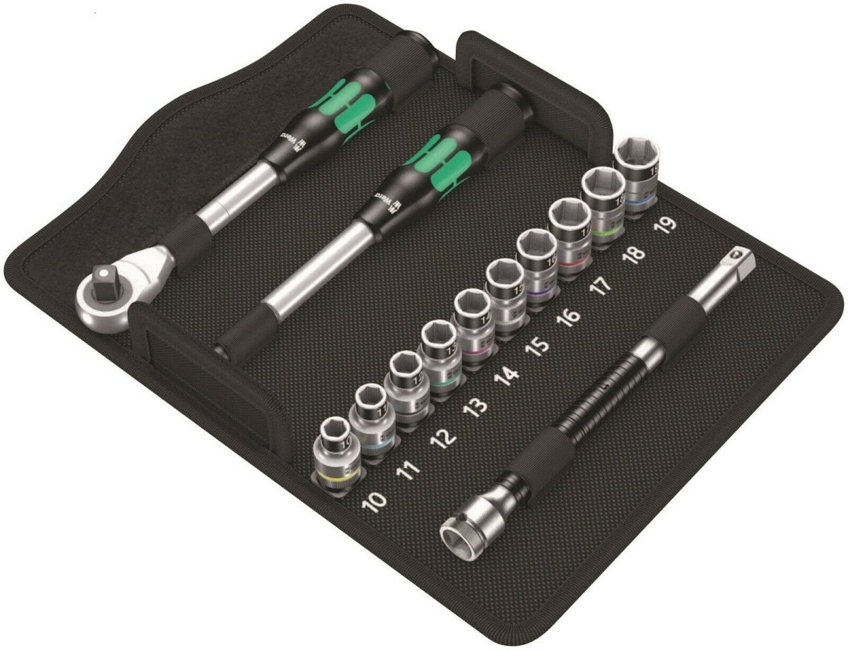 Wera 8006 SC 1 Zyklop Hybrid Ratchet Set 1/2" Drive Metric 05004090001 - Mr. Tools