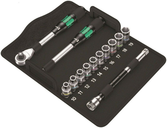 Wera 8006 SC 1 Zyklop Hybrid Ratchet Set 1/2" Drive Metric 05004090001 - Mr. Tools