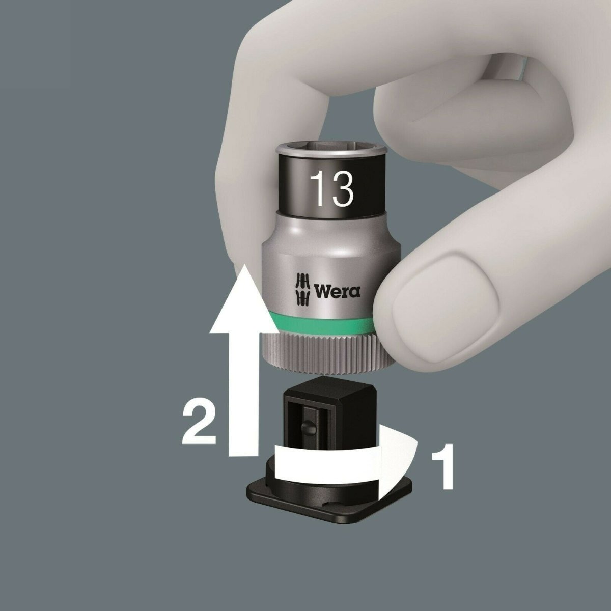 Wera 8006 SC 1 Zyklop Hybrid Ratchet Set 1/2" Drive Metric 05004090001 - Mr. Tools