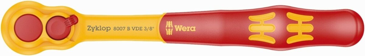 Wera 8007 B VDE Insulated Switch Socket Wrench 3/8" Drive 05004966001 - Mr. Tools