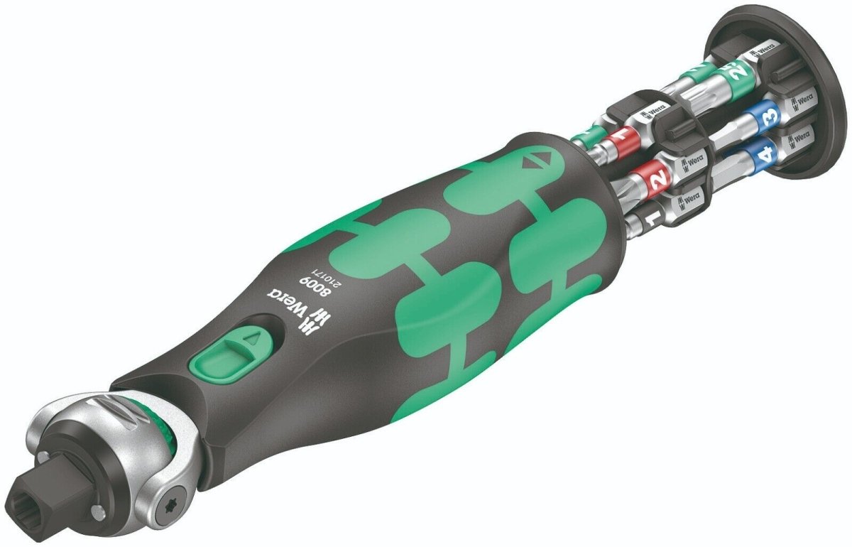 Wera 8009 Zyklop Pocket Set 1 Socket Wrench 3/8" Drive Metric 05004280001 - Mr. Tools