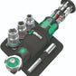 Wera 8009 Zyklop Pocket Set 2 Socket Wrench Set 3/8" Drive SAE 05004283001 - Mr. Tools