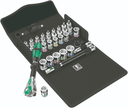 Wera 8100 SB All In Zyklop Speed Ratchet Set HF 3/8" Drive Metric 05003536001 - Mr. Tools