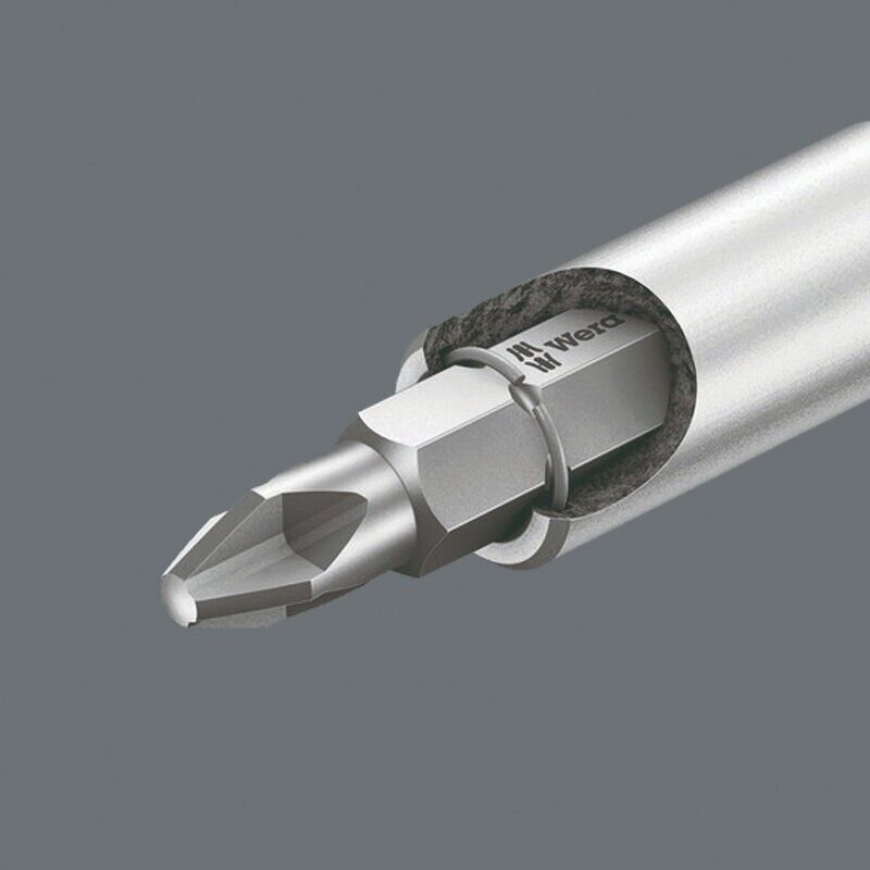 Wera 810/1 Bitholding Screwdriver With Retaining Ring 05051005001 - Mr. Tools