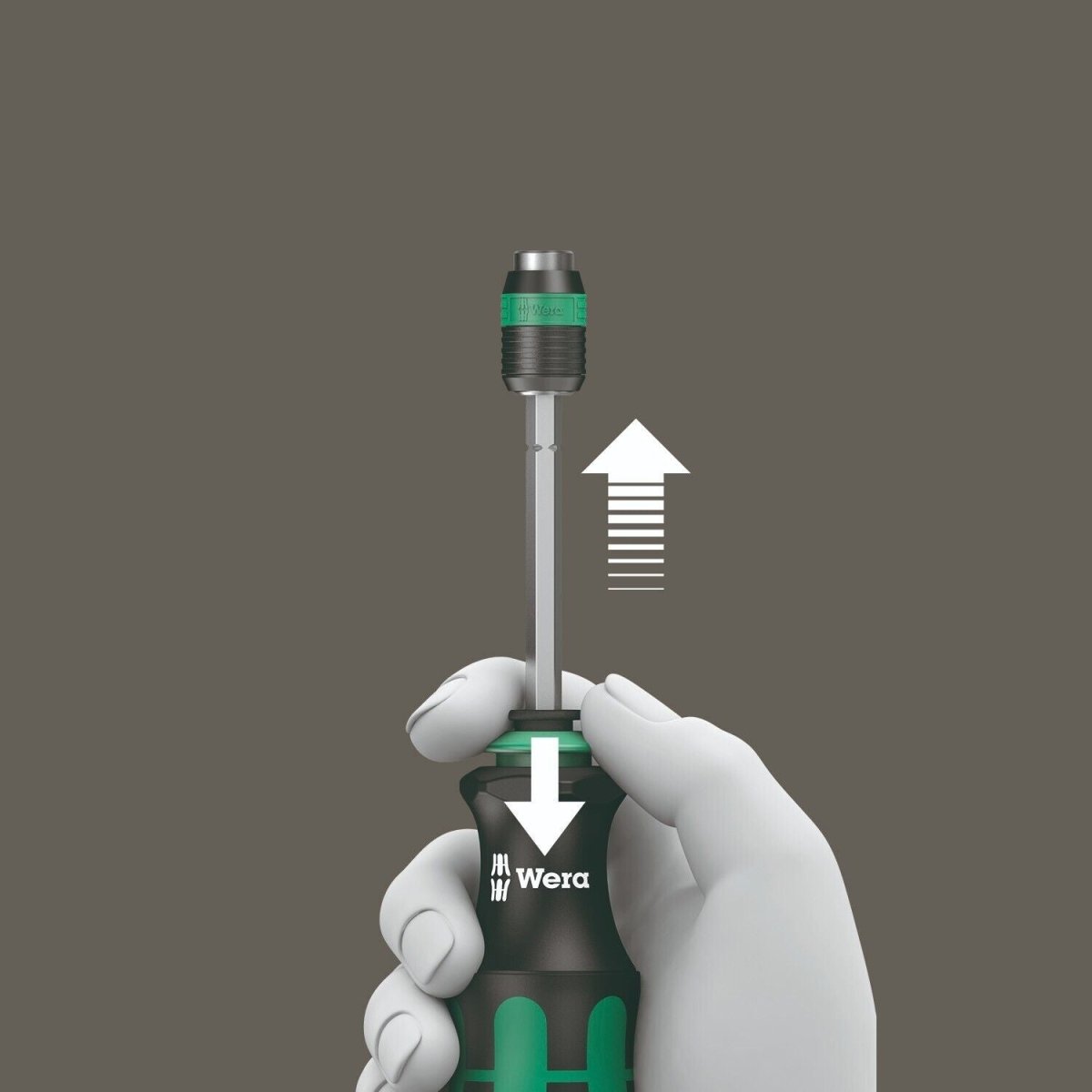 Wera 817 R Kraftform Kompakt Bitholding Screwdriver With Rapidaptor 05051482001 - Mr. Tools