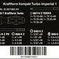 Wera 826 T Kraftform Kompakt Turbo 1 Screwdriver Set 19 Piece SAE 05057483001 - Mr. Tools