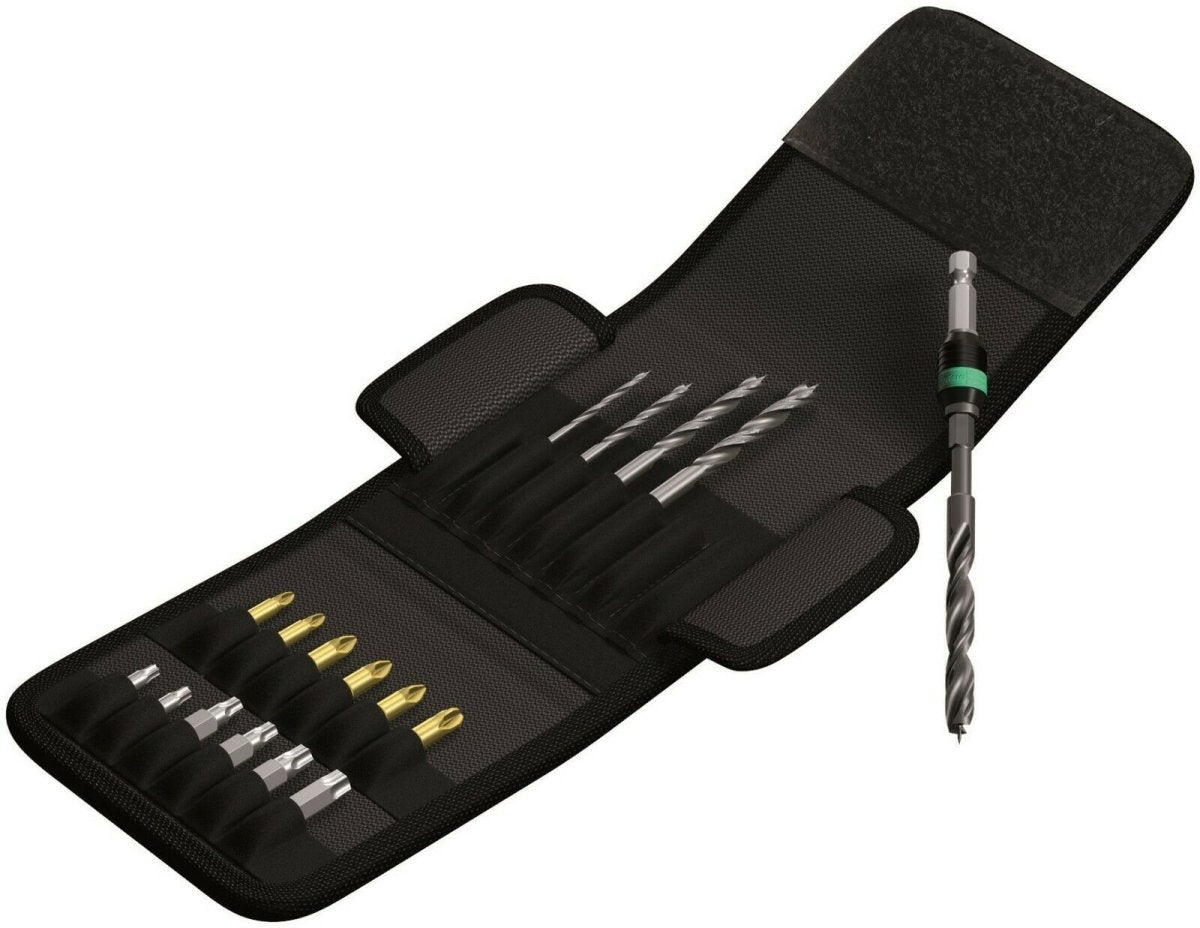 Wera 849/855/867/18 Wood Twist Drill Bit Set 18 Piece 05104653001 - Mr. Tools