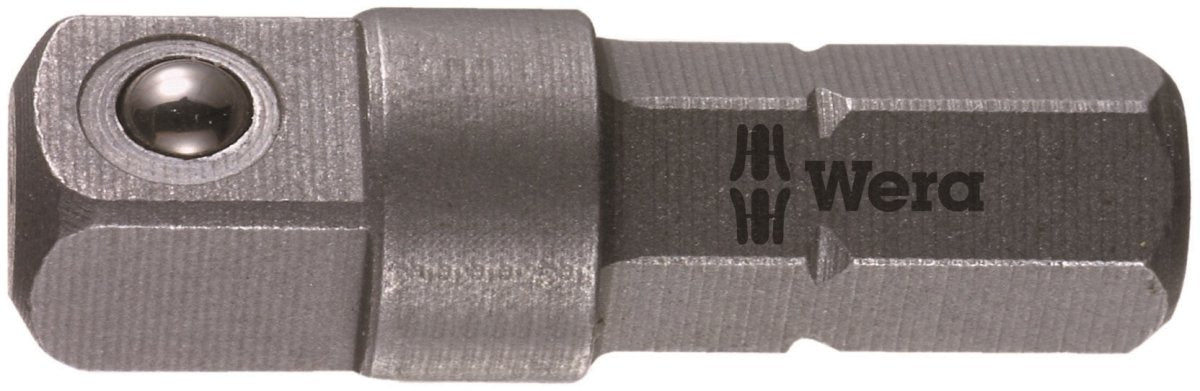 Wera 870/1 Socket Wrench Adaptor 1/4" Drive 05136000001 - Mr. Tools