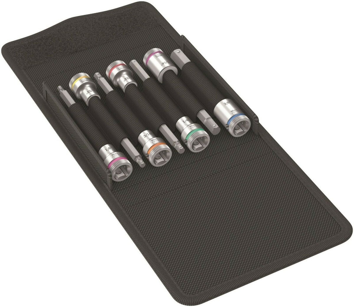 Wera 8740 B HexPlus HF 1 Zyklop Socket Set 3/8" Drive 7 Piece SAE 05003181001 - Mr. Tools