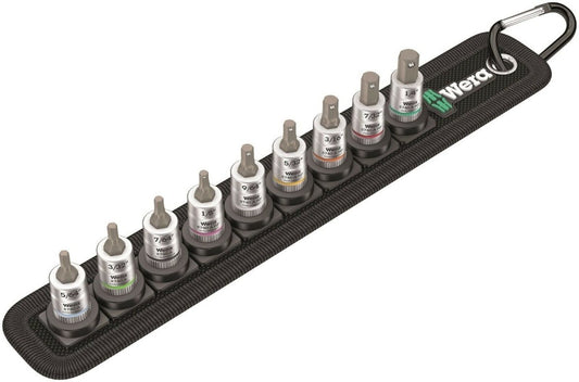 Wera 8740 Belt A Zyklop Hex - In - Plus Socket Set 1/4" Drive Imperial 05003884001 - Mr. Tools