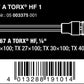 Wera 8767 A TORX® HF 1 Zyklop Socket Set 1/4" Drive 4 Piece 05003375001 - Mr. Tools