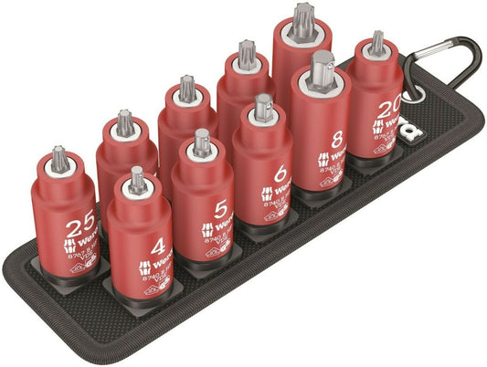 Wera 8767 B VDE HF Belt B VDE 1 Zyklop TORX® Socket Set 3/8" Drive 05004930001 - Mr. Tools