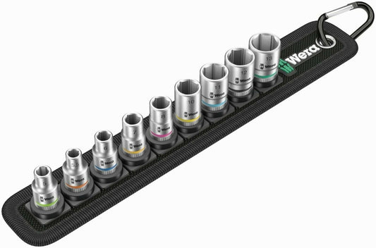 Wera 8790 HMA Belt 4 Zyklop Socket Belt Set 1/4" Drive Metric 05003883001 - Mr. Tools