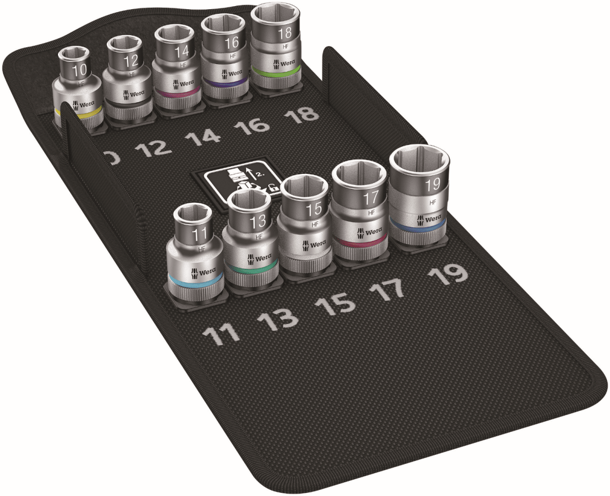 Wera 8790 HMC HF 1 Zyklop Socket Set 1/2" Drive Metric 05004203001 - Mr. Tools