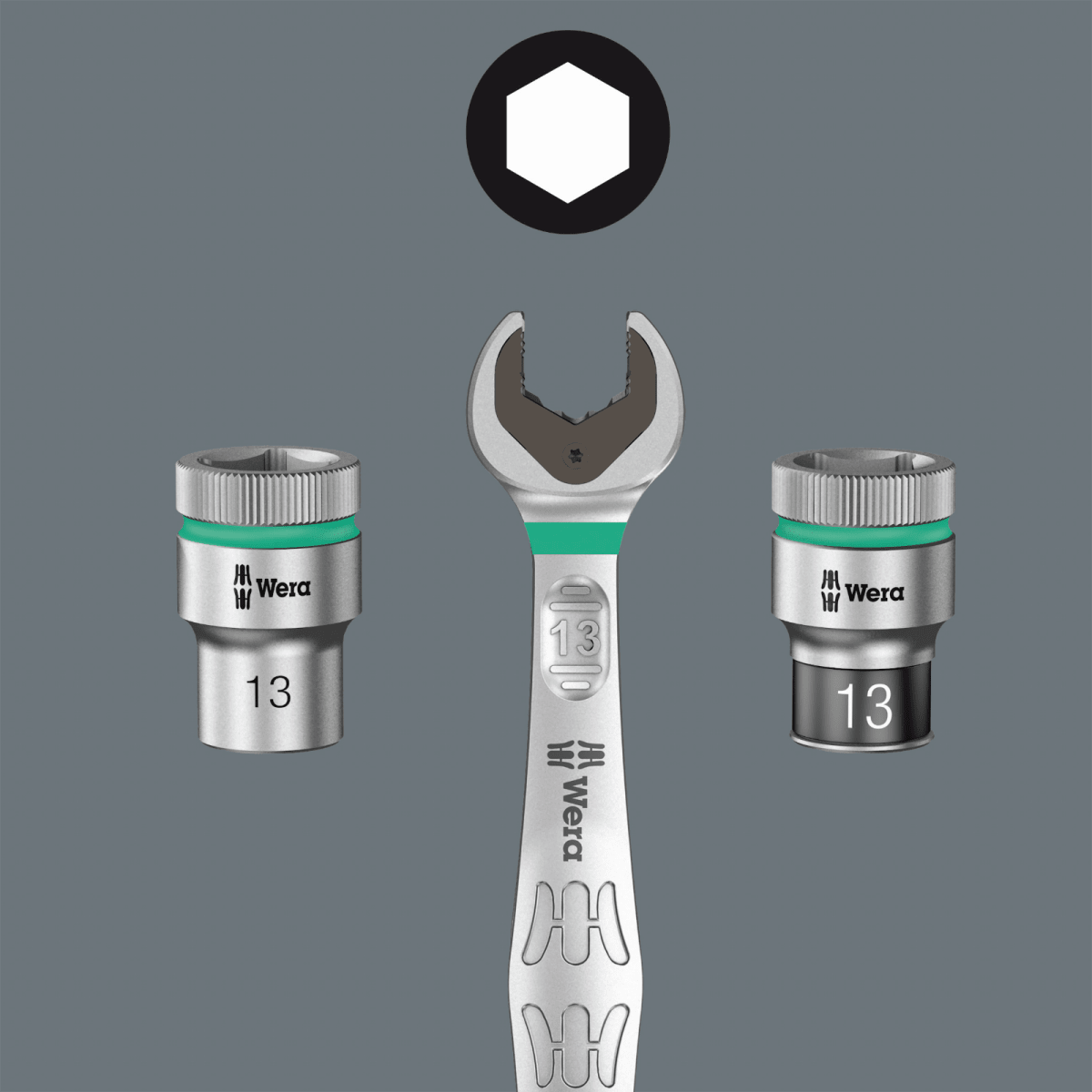 Wera 8790 HMC HF 1 Zyklop Socket Set 1/2" Drive Metric 05004203001 - Mr. Tools