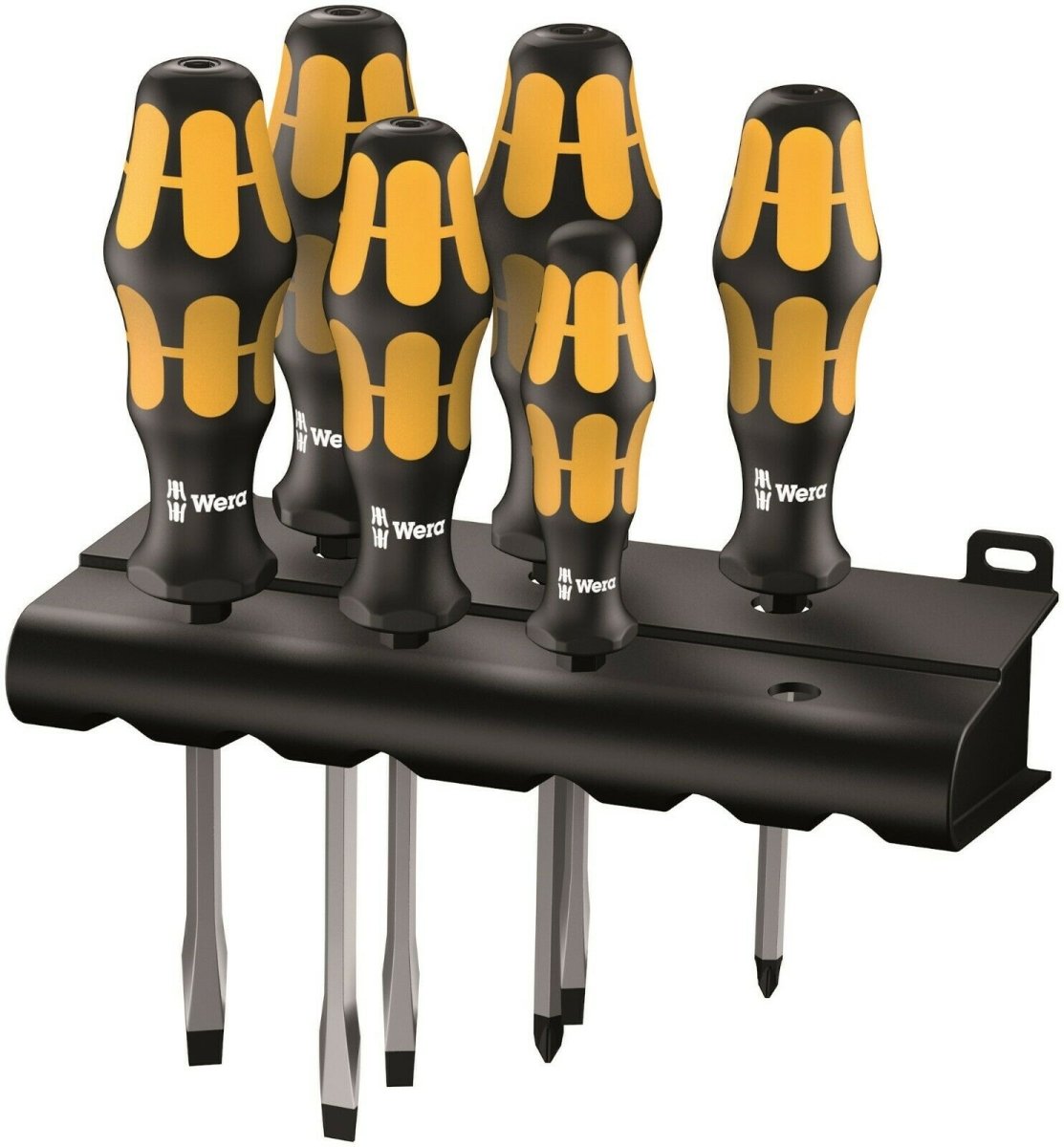 Wera 932/ S/6 Kraftform Chiseldriver Screwdriver Set With Rack 05018283001 - Mr. Tools