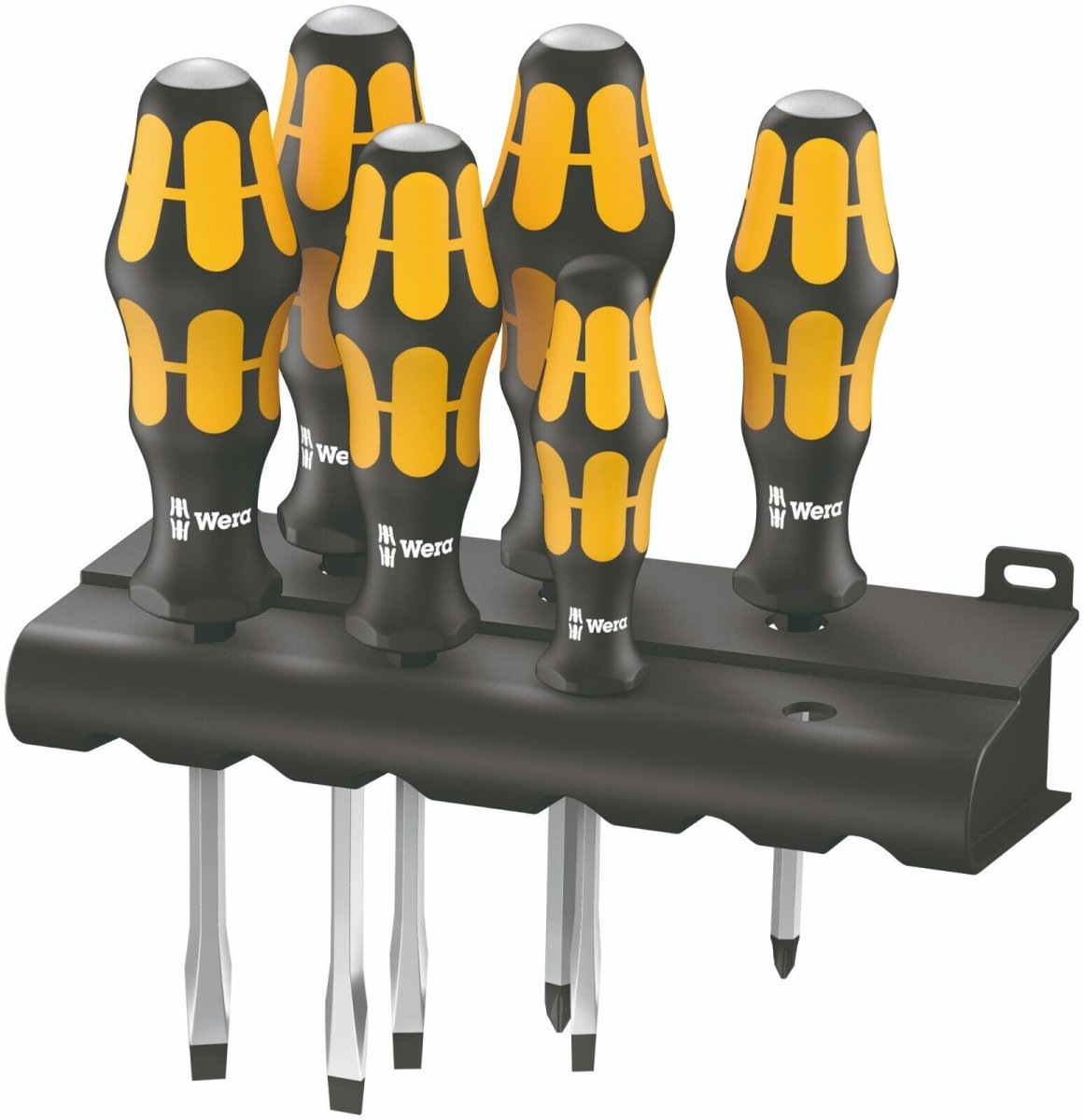 Wera 932/918/6 Kraftform Chiseldriver Screwdriver Set With Rack 05018287001 - Mr. Tools