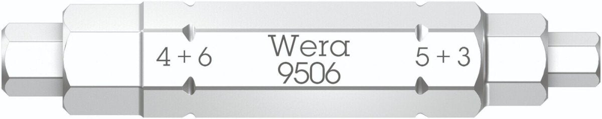 Wera 9506 4 in 1 Bit 1 SB Hex Screwdriver Bit 3, 4, 5, & 6 mm 05073201001 - Mr. Tools