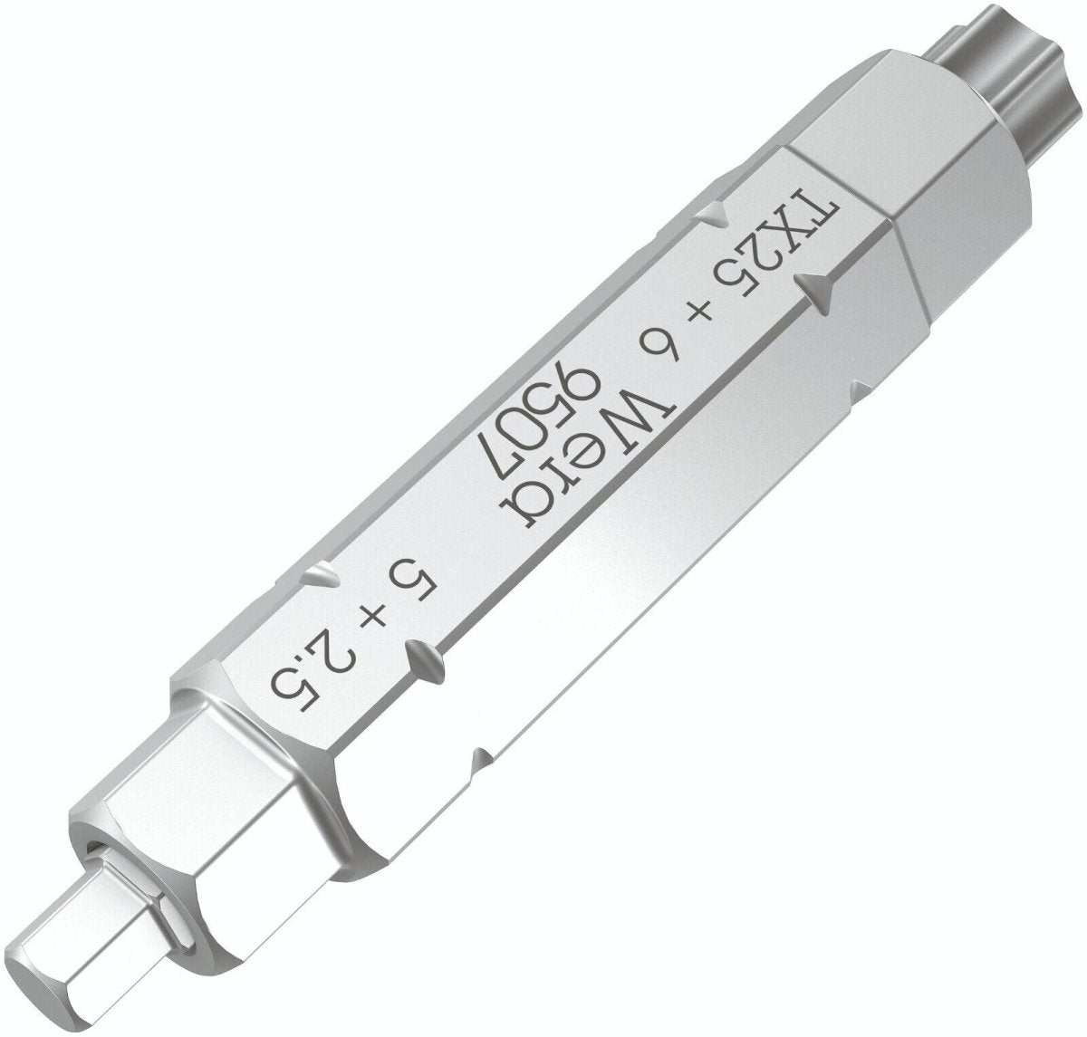 Wera 9507 4 in 1 Bit 2 SB Hex Screwdriver Bit 2.5, 5, 6 mm & TX 25 05073202001 - Mr. Tools