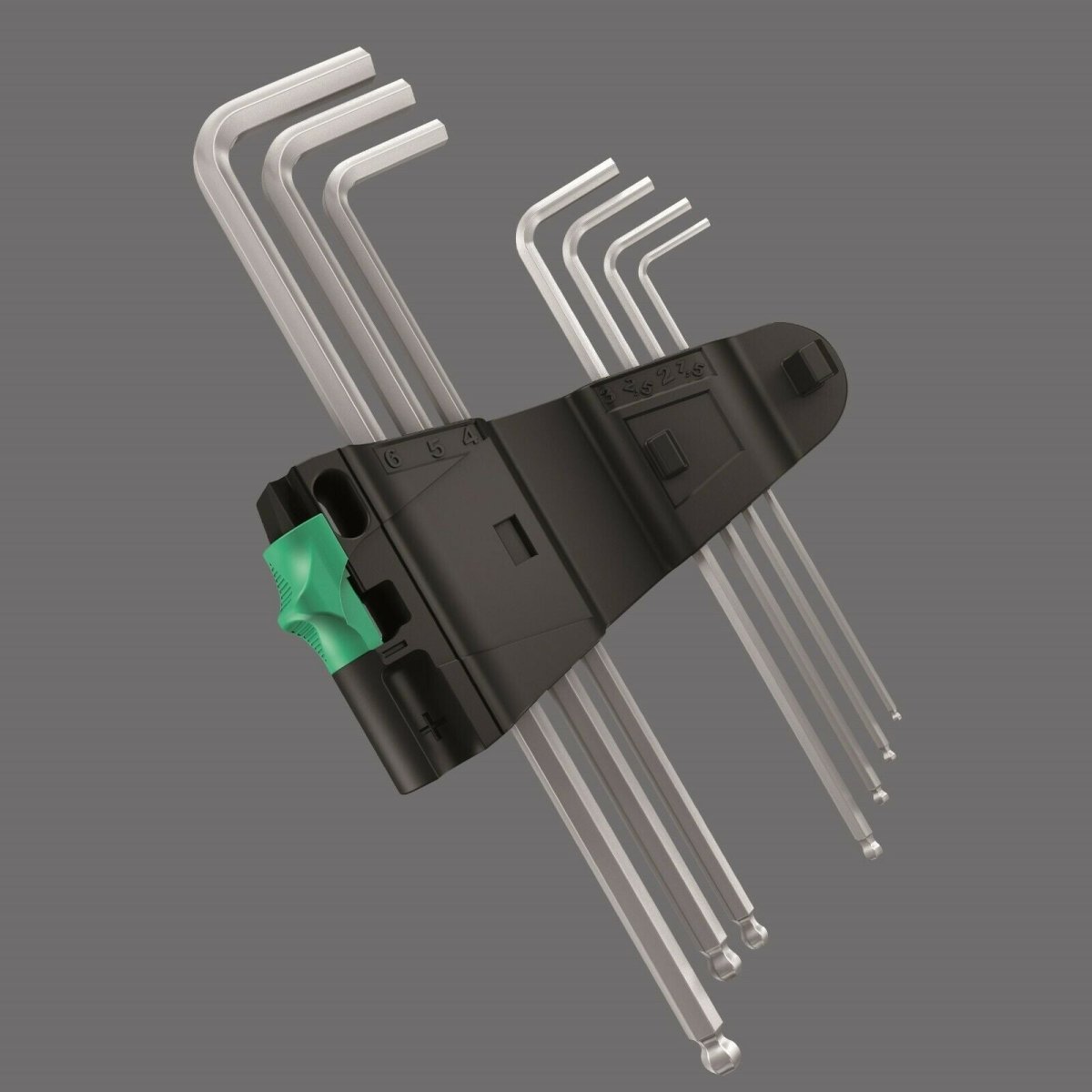 Wera 950/9 Hex - Plus 1 L - Key Set Chrome Plated Metric 9 Pieces 05022087001 - Mr. Tools