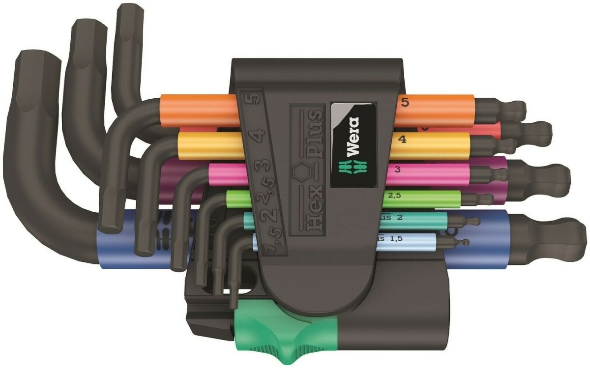 Wera 950/9 Hex - Plus Multicolor 2 L - Key Set Metric 05133164001 - Mr. Tools