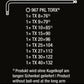 Wera 967/9 TX 1 SB TORX® L - Key Set With Ball End 9 Pieces 05073598001 - Mr. Tools