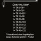 Wera 967/9 TX 1 TORX® L - Key Set With Ball End 9 Pieces 05024242001 - Mr. Tools