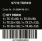 Wera 977/6 Kraftform Chiseldriver TORX® Screwdriver Set With Rack 05024410001 - Mr. Tools
