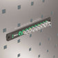 Wera A 1 Zyklop Magnetic Socket Rail Set 1/4" Drive 9 Pieces SAE 05005420001 - Mr. Tools