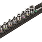 Wera Belt 1 Zyklop 1/4" Socket Belt Set With Holding Function Metric 05003880001 - Mr. Tools