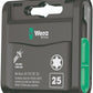 Wera Bit - Box 20 TORX® Bits HF TX 25 x 25mm 20 Pieces 05057778001 - Mr. Tools