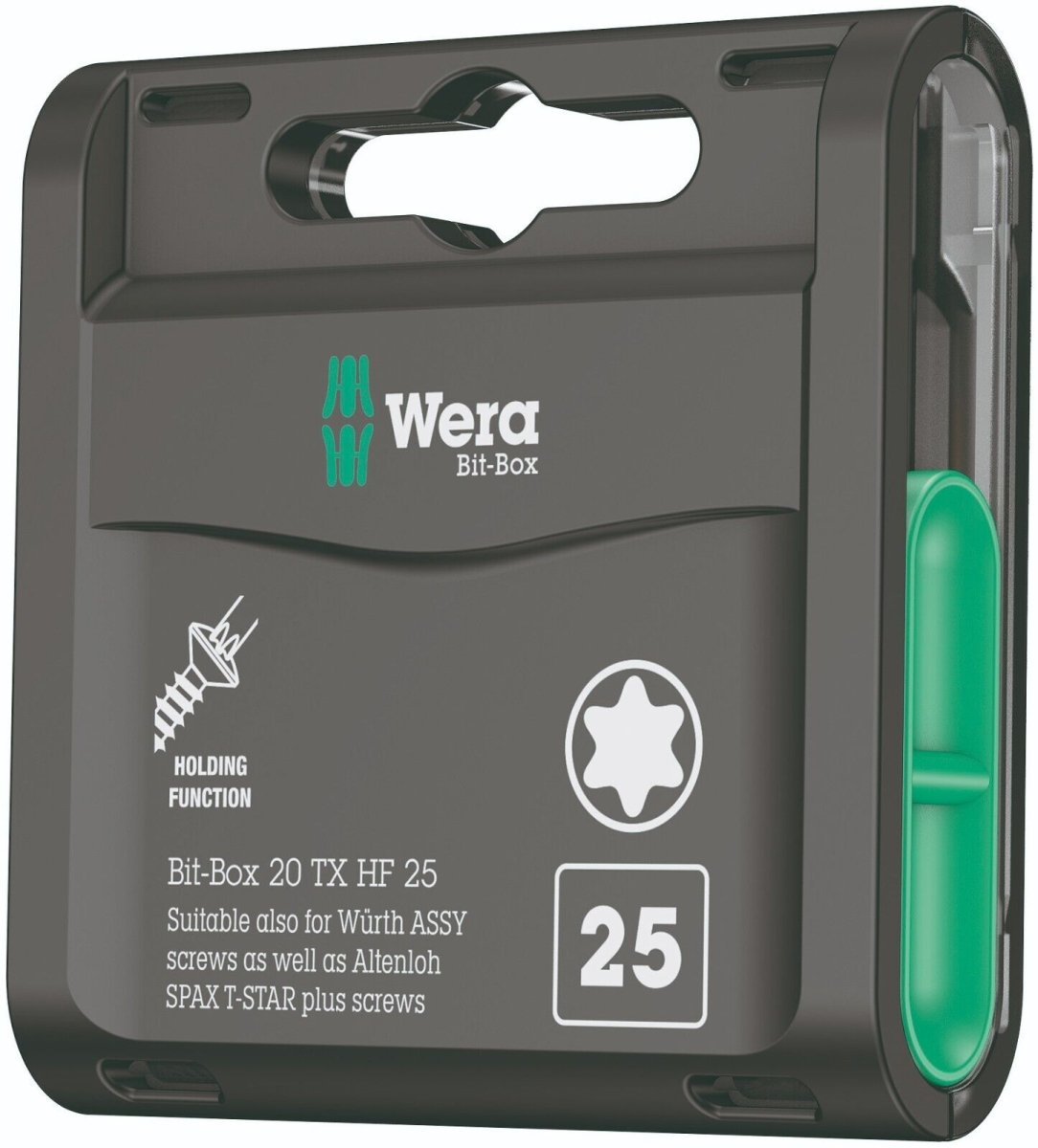 Wera Bit - Box 20 TORX® Bits HF TX 25 x 25mm 20 Pieces 05057778001 - Mr. Tools