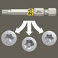 Wera Bit - Check 6 Wood TX HF 1 TORX® Bit Set 6 Pieces 05056470001 - Mr. Tools