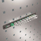Wera C 1 Zyklop Magnetic Socket Rail Set 1/2" Drive 9 Pieces SAE 05005480001 - Mr. Tools