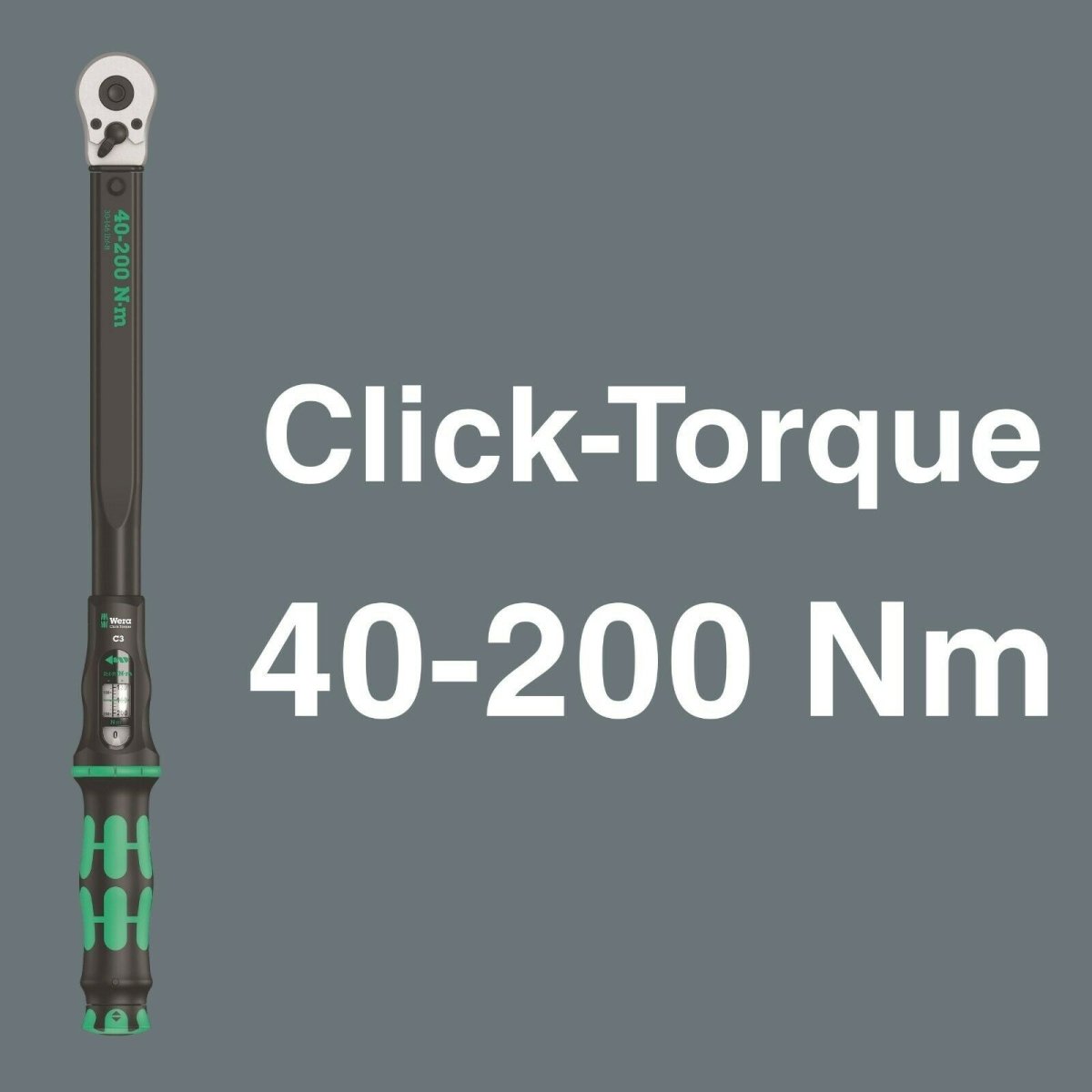 Wera C3 Click - Torque Wrench Set 2 For Cement Screws 1/2" Drive 05075681001 - Mr. Tools