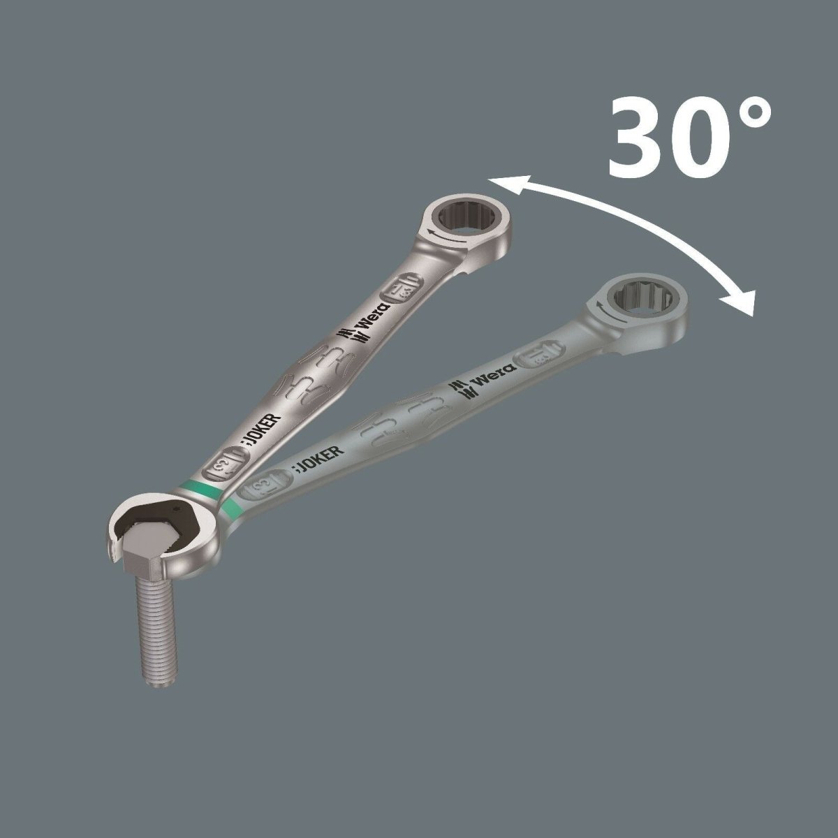 Wera Joker Combination Ratcheting Wrench Set Imperial 4 Pieces 05073295001 - Mr. Tools