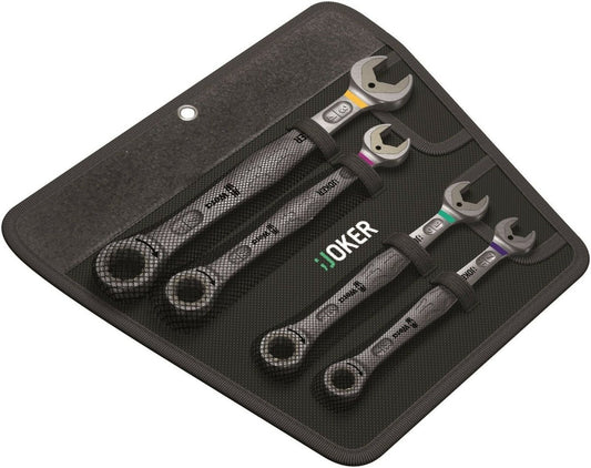 Wera Joker Combination Ratcheting Wrench Set Imperial 4 Pieces 05073295001 - Mr. Tools