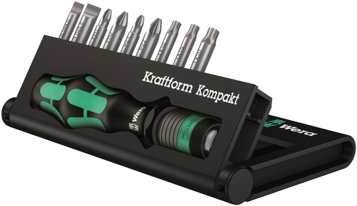 Wera Kraftform Kompakt 10 Screwdriver Set 05056653001 - Mr. Tools