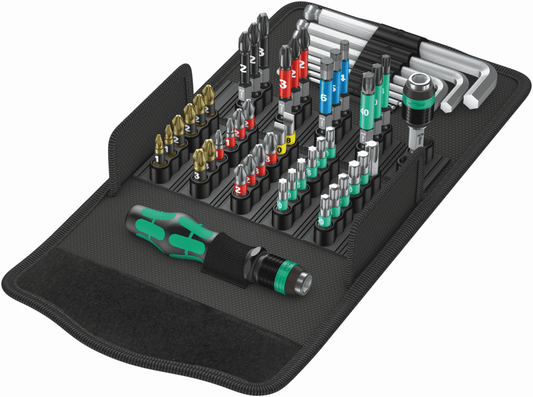 Wera Kraftform Kompakt 100 52 Piece Bitholding Screwdriver Set 05057460001 - Mr. Tools