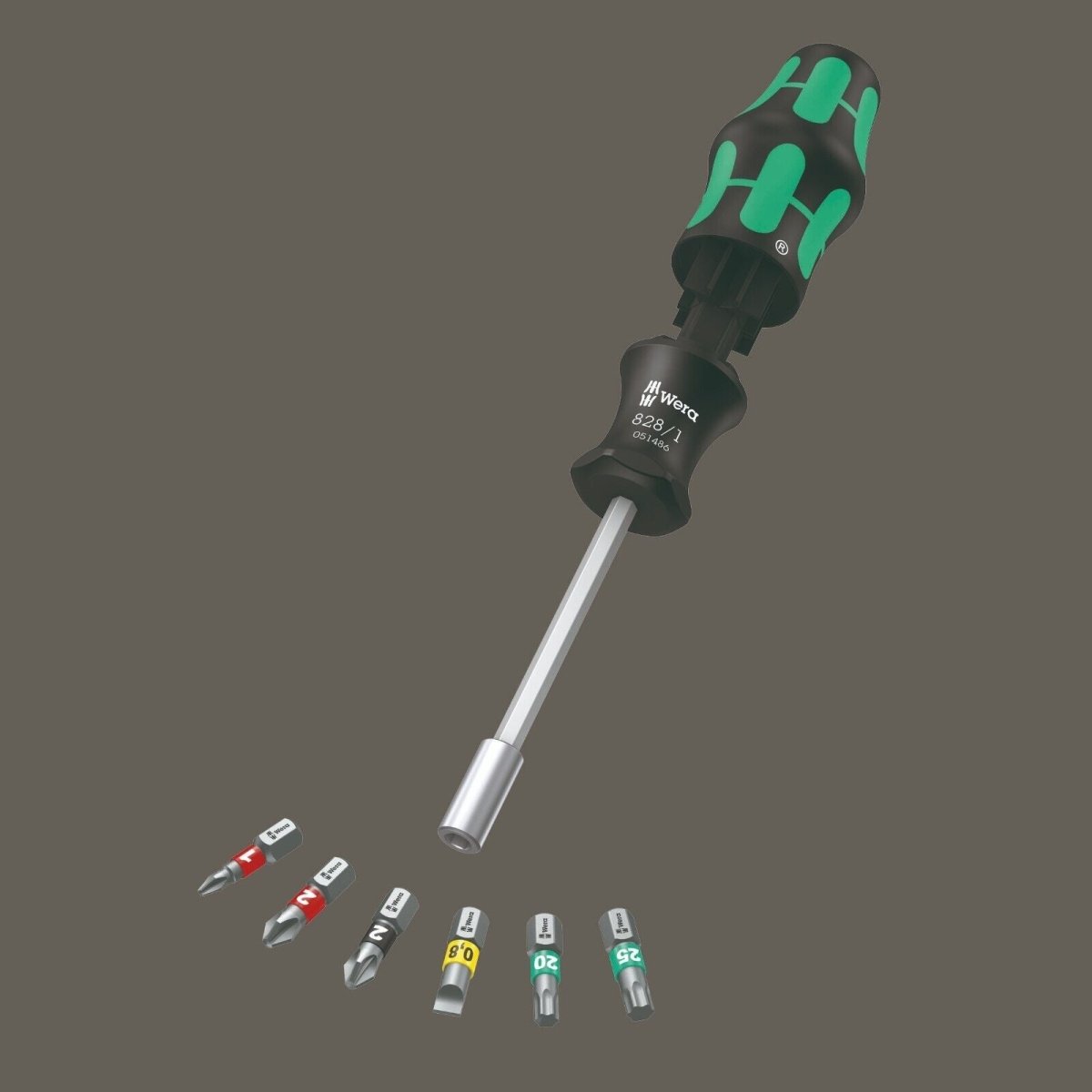 Wera Kraftform Kompakt 27 Set 1 Screwdriver Set 7 Pieces Metric 05051510001 - Mr. Tools