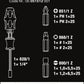 Wera Kraftform Kompakt 27 Set 1 Screwdriver Set 7 Pieces SAE 05051512001 - Mr. Tools