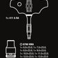 Wera Kraftform Kompakt 400 RA Set 2 Ratcheting T - Handle Set Metric 05023470001 - Mr. Tools