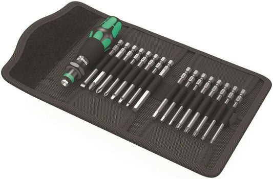 Wera Kraftform Kompakt 60 Screwdriver Pouch Set SAE 05051042001 - Mr. Tools